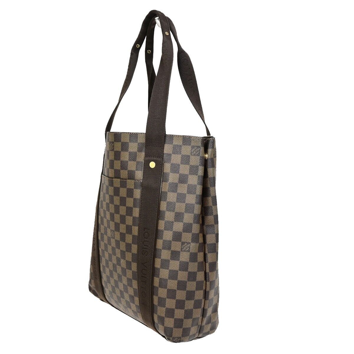 Louis Vuitton Beaubourg Brown Canvas Hand Bag