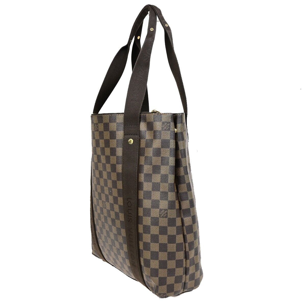 Louis Vuitton Beaubourg Brown Canvas Hand Bag