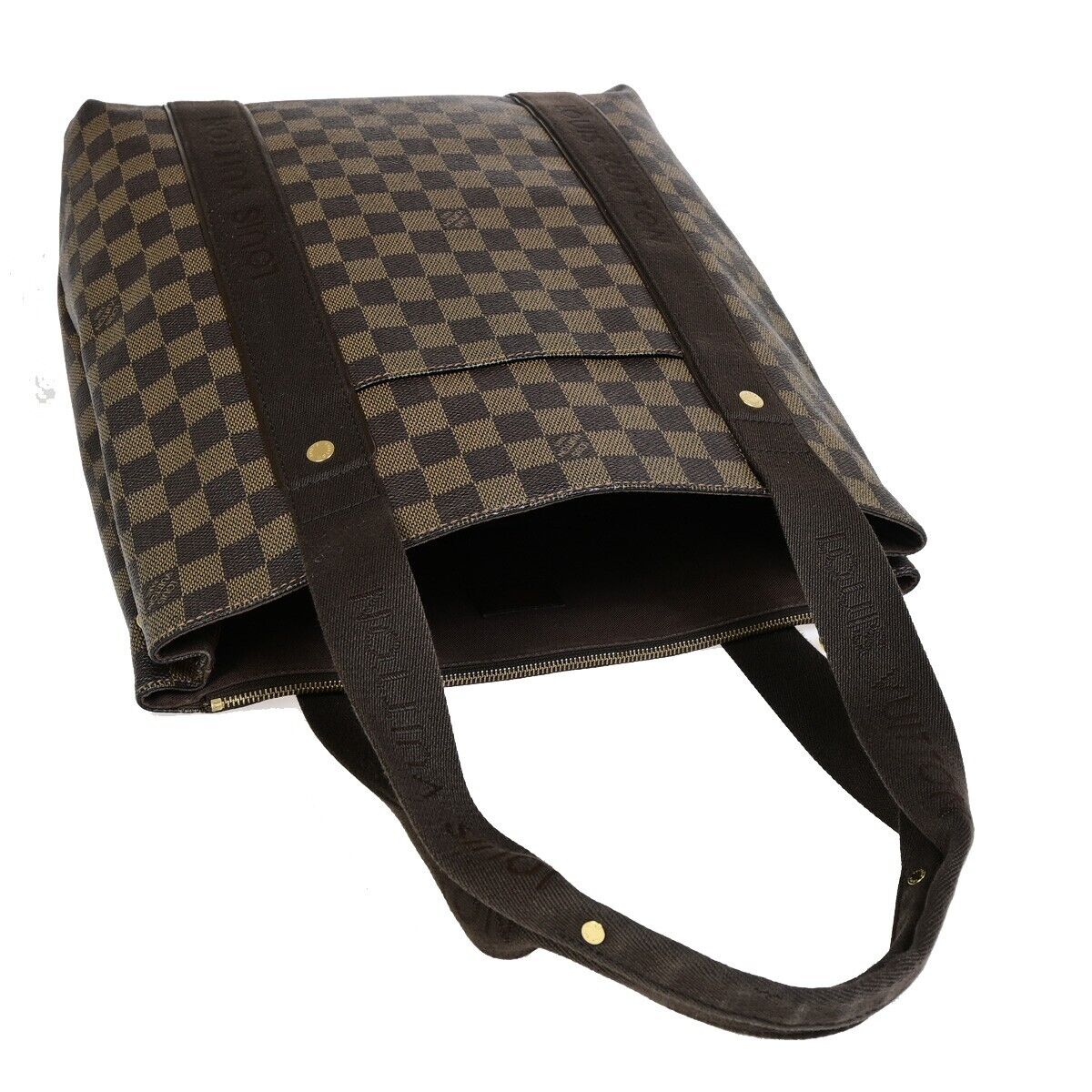 Louis Vuitton Beaubourg Brown Canvas Hand Bag