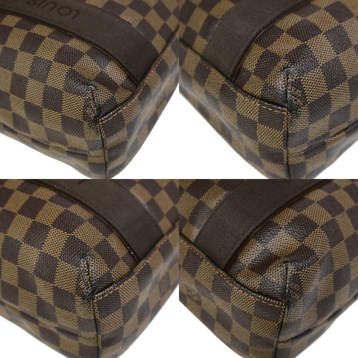 Louis Vuitton Beaubourg Brown Canvas Hand Bag