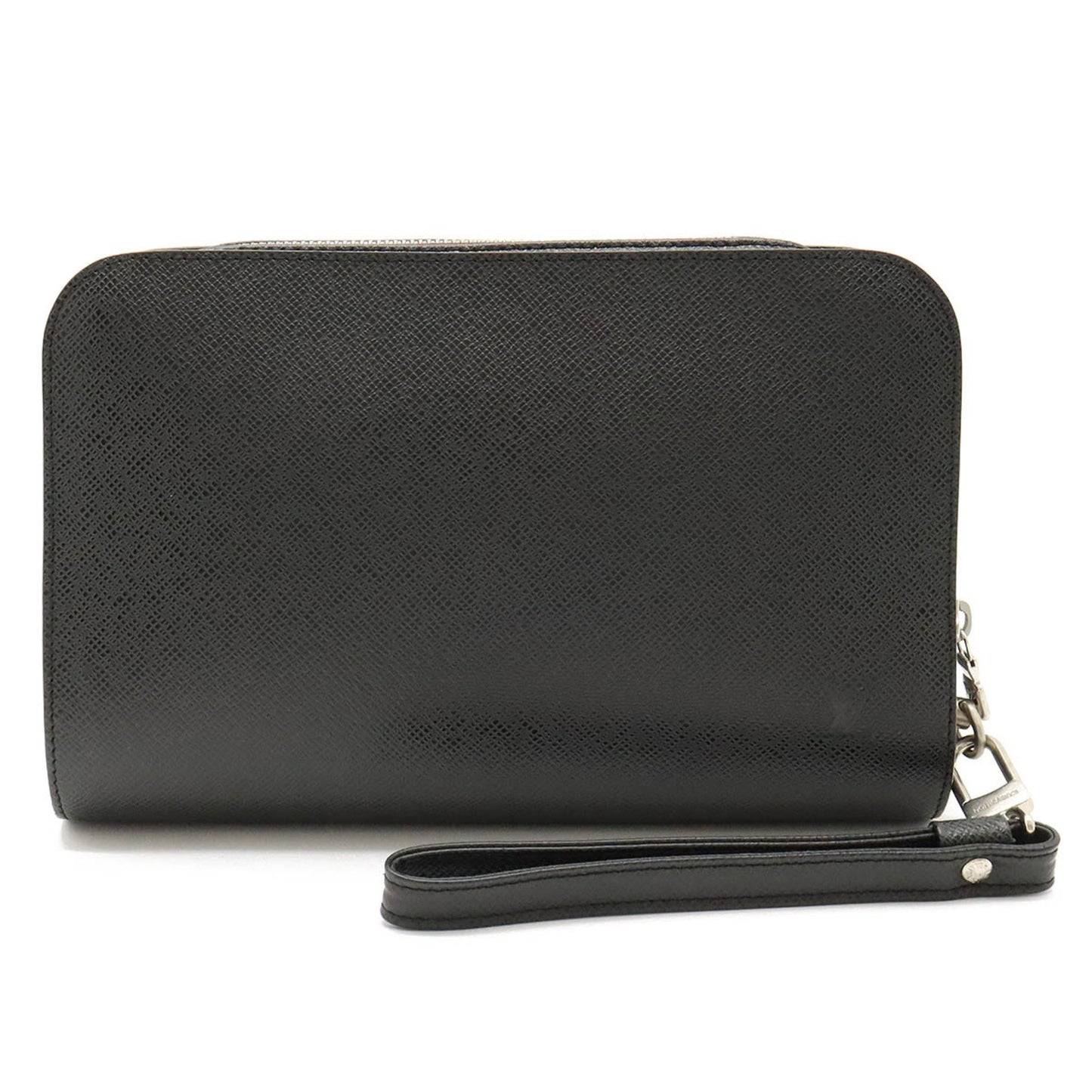 Louis Vuitton Baikal Black Leather Clutch Bag