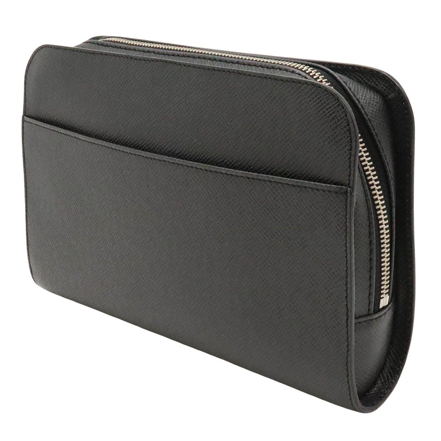 Louis Vuitton Baikal Black Leather Clutch Bag