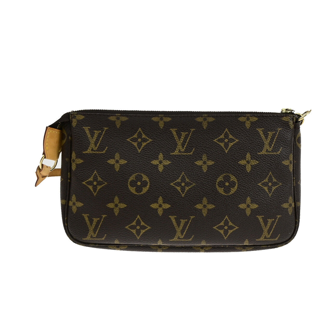 Louis Vuitton Pochette accessoires Brown Canvas Clutch Bag