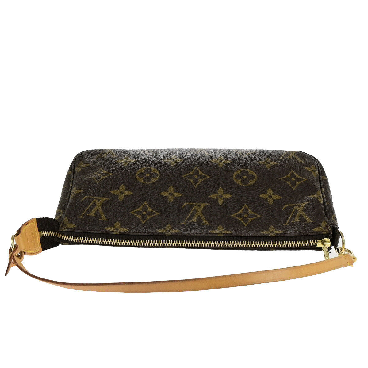 Louis Vuitton Pochette accessoires Brown Canvas Clutch Bag