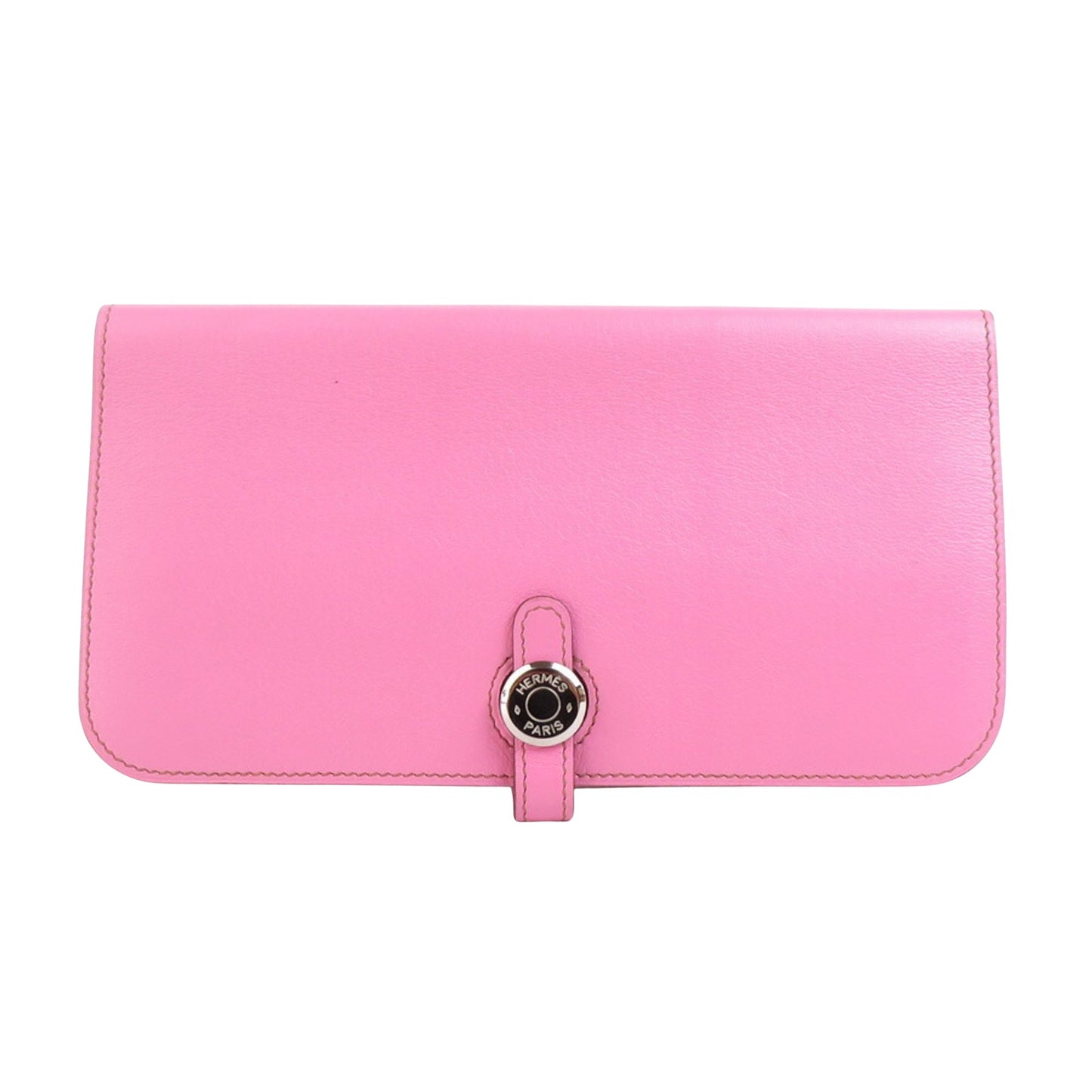 Hermès Dogon Pink Leather Wallet Accessories