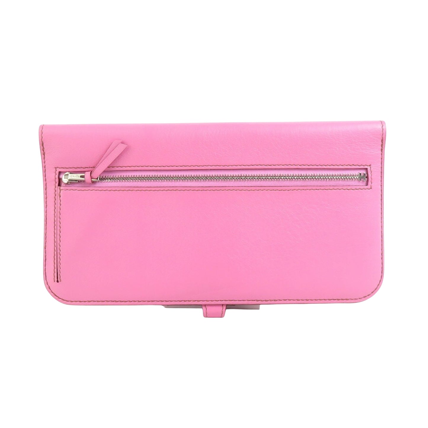 Hermès Dogon Pink Leather Wallet Accessories