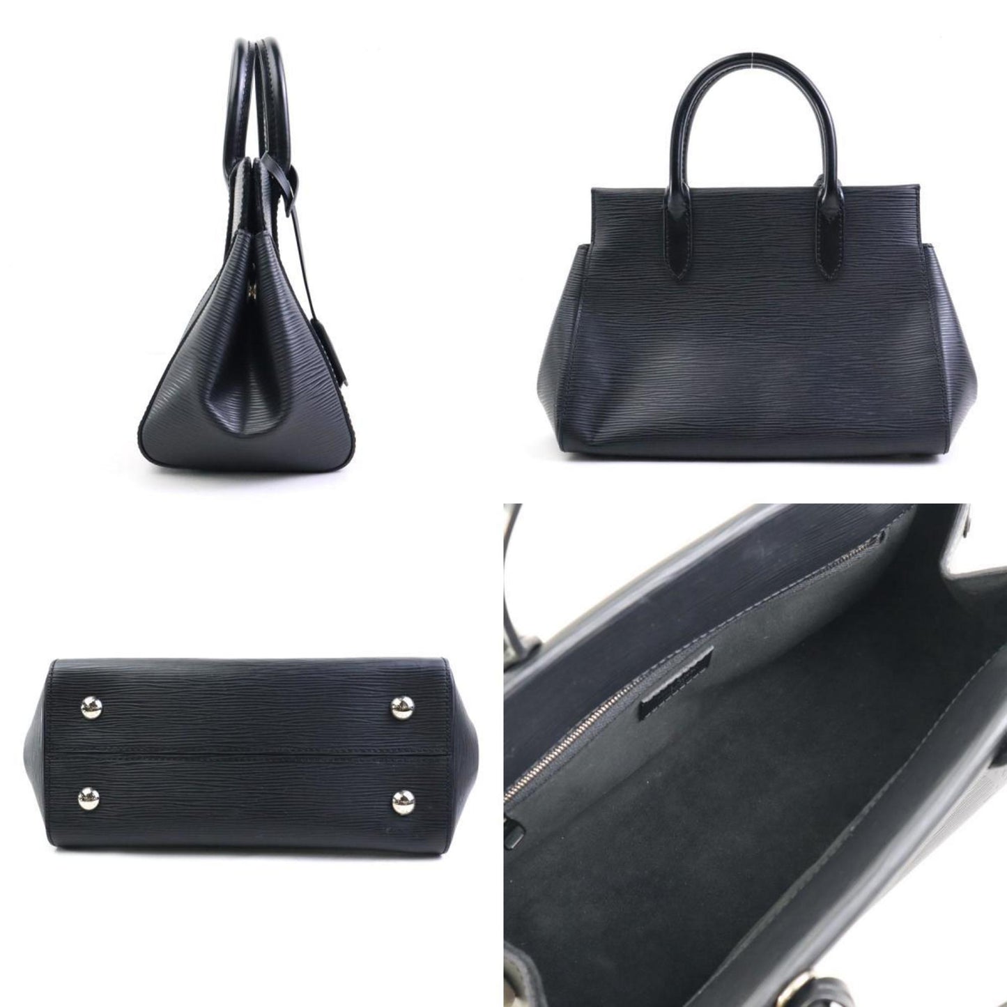 Louis Vuitton Marly Black Leather Hand Bag