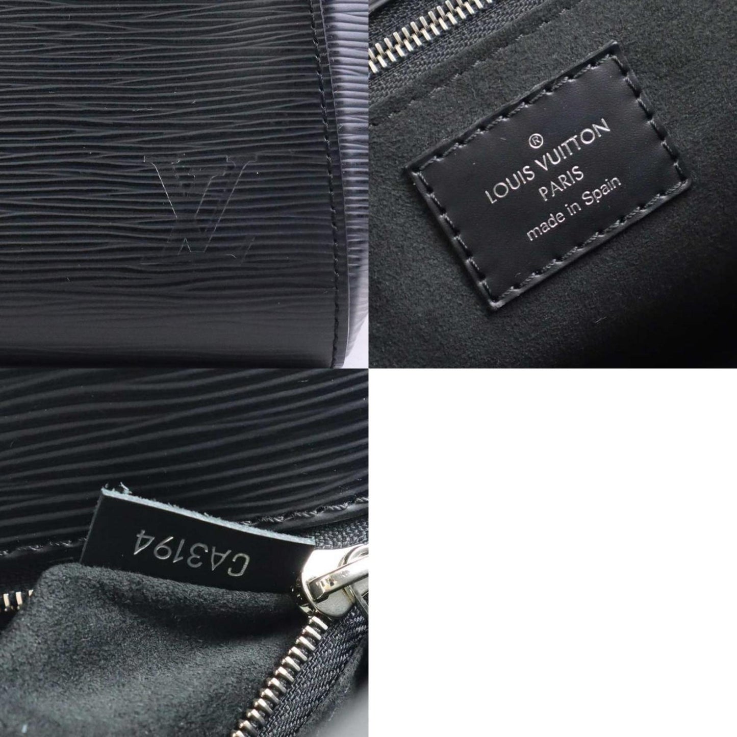 Louis Vuitton Marly Black Leather Hand Bag