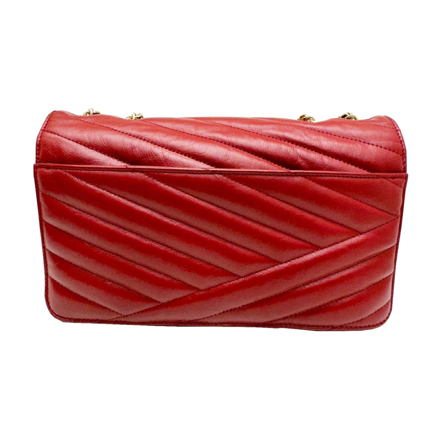 Chanel Gabrielle Red Leather Shoulder Bag