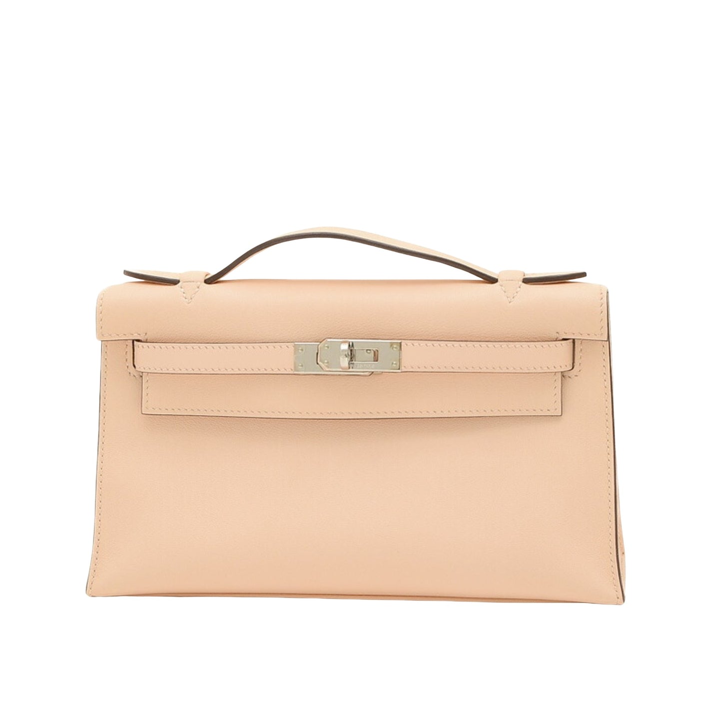 Hermès Kelly Beige Leather Shoulder Bag