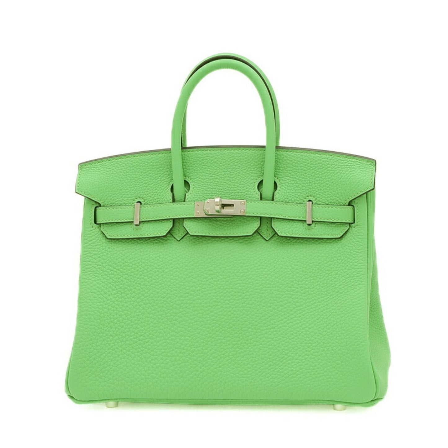 Hermès Birkin 25 Green Leather Hand Bag