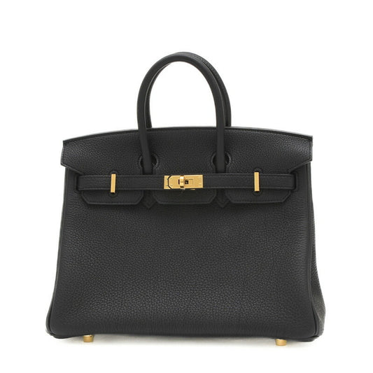 Hermès Birkin 25 Black Leather Hand Bag