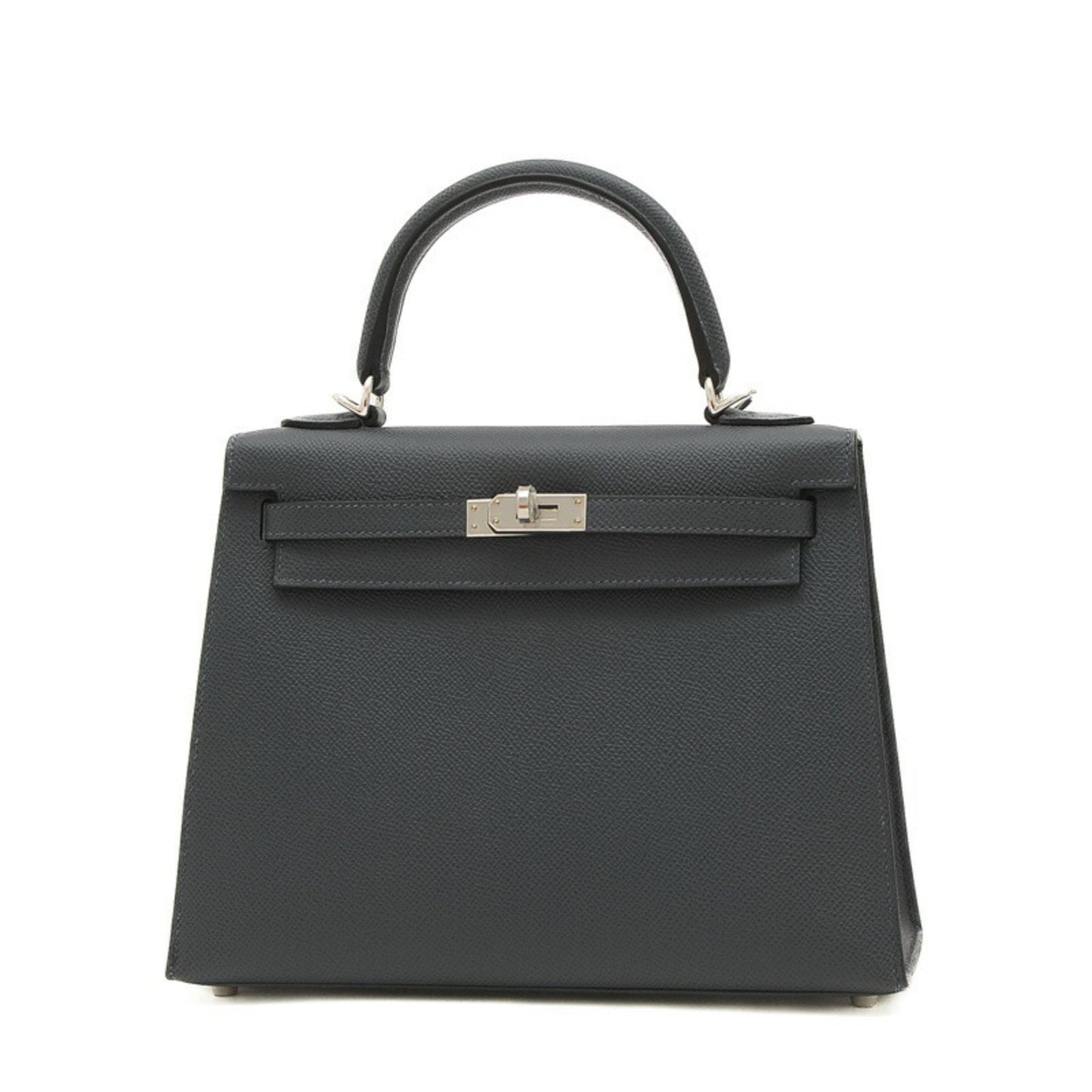 Hermès Kelly Black Leather Hand Bag