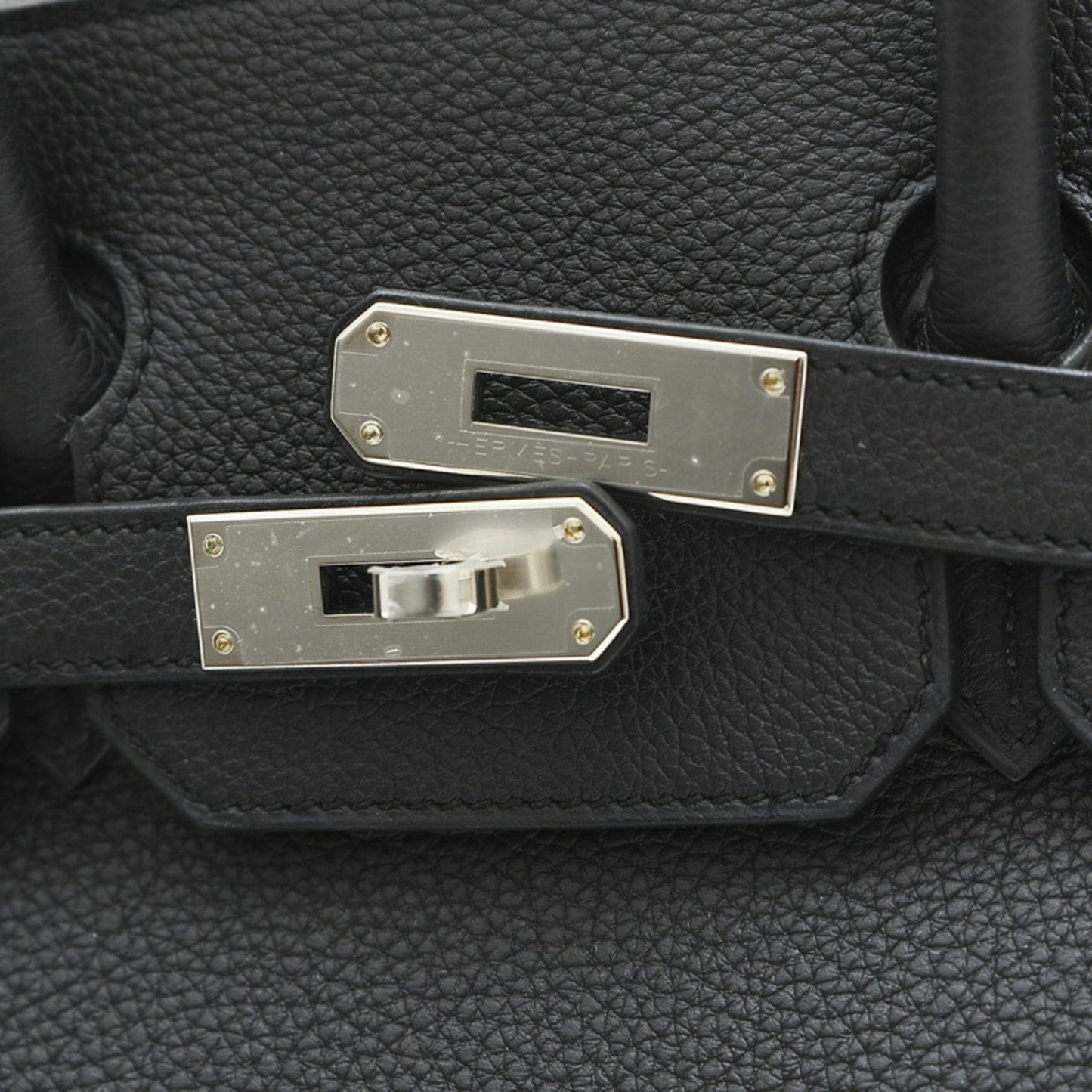 Hermès Birkin Black Leather Hand Bag