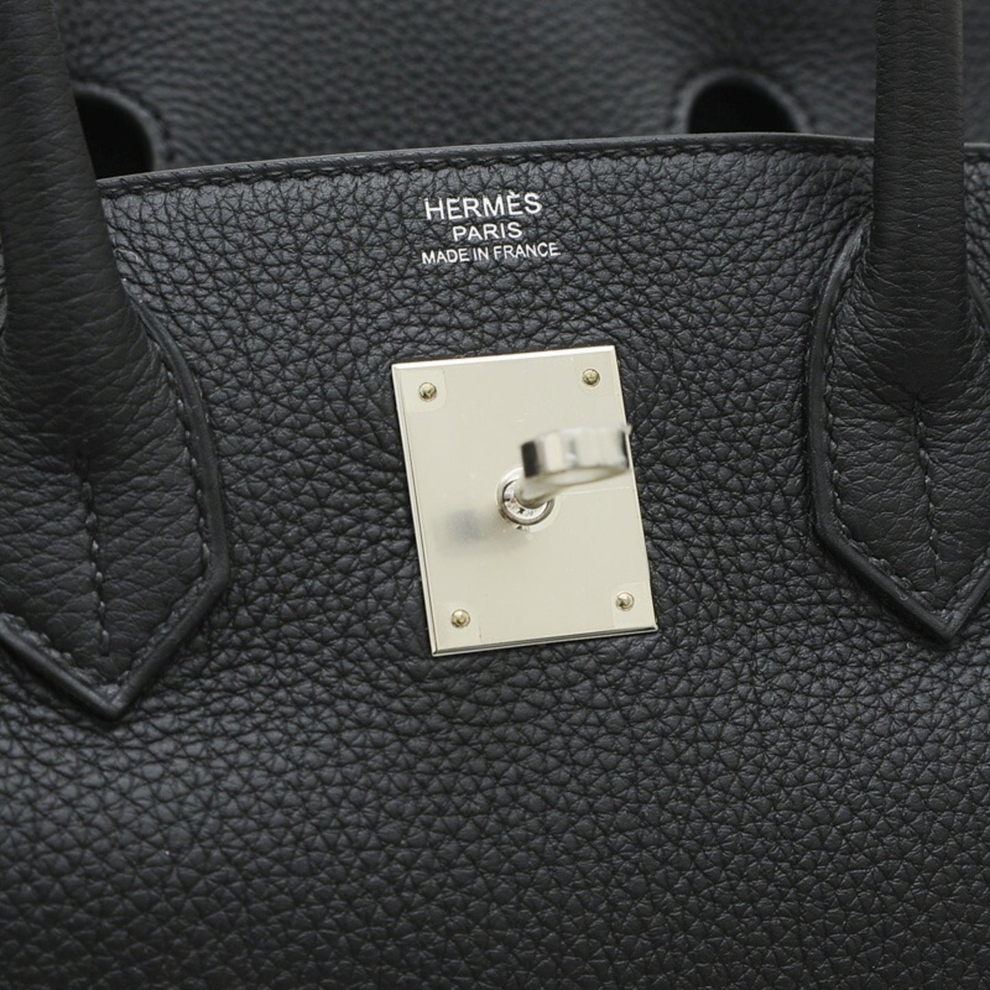 Hermès Birkin Black Leather Hand Bag