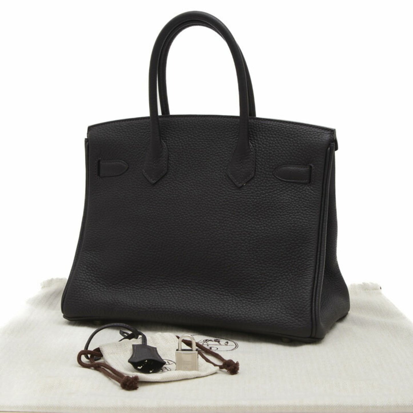 Hermès Birkin 30 Black Leather Hand Bag