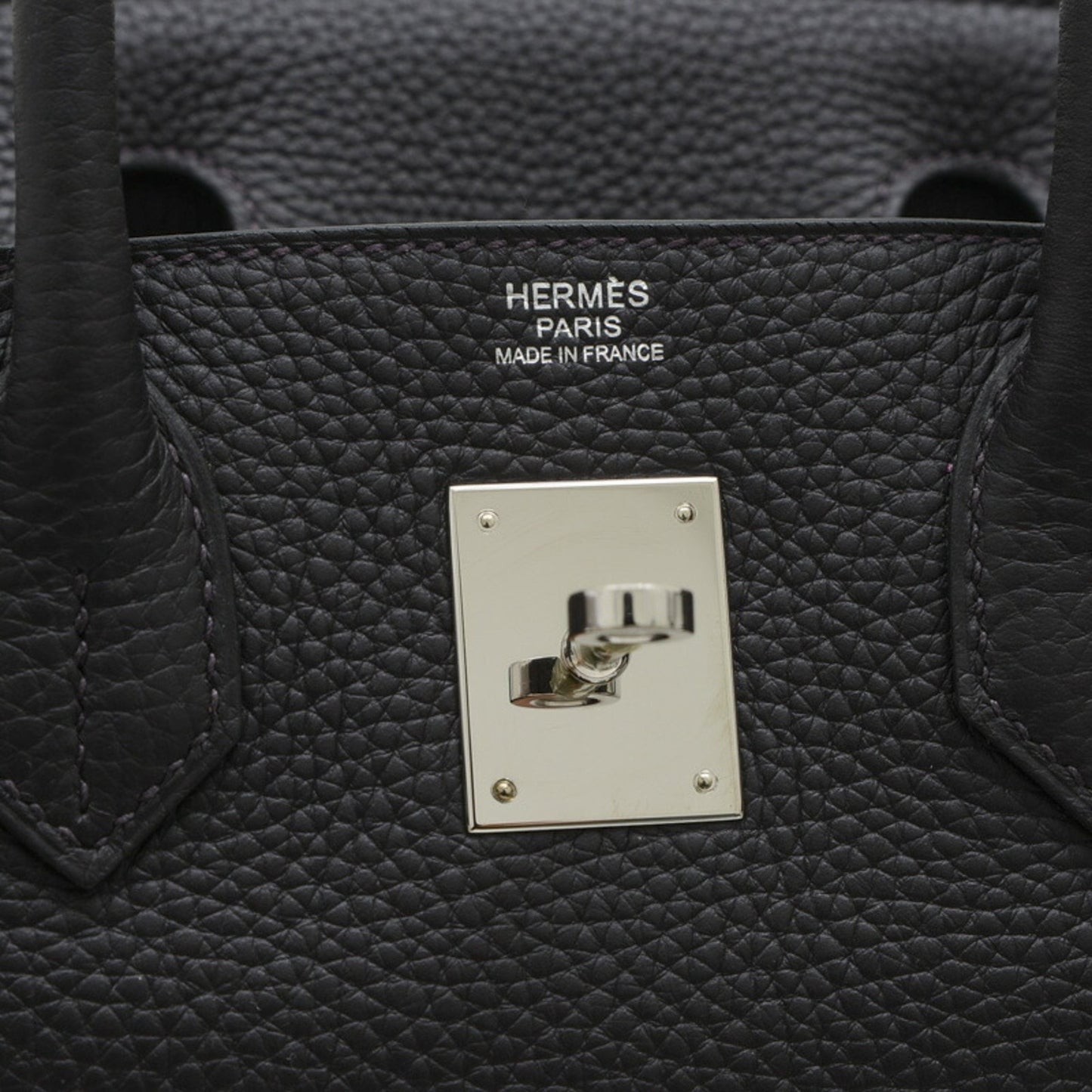 Hermès Birkin 30 Black Leather Hand Bag