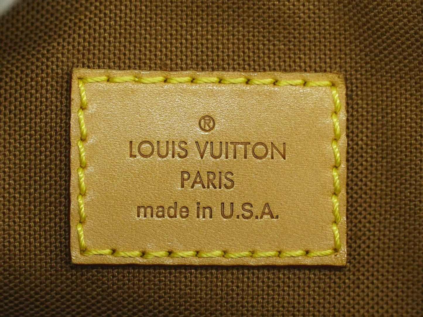 Louis Vuitton Batignolles Brown Canvas Tote Bag