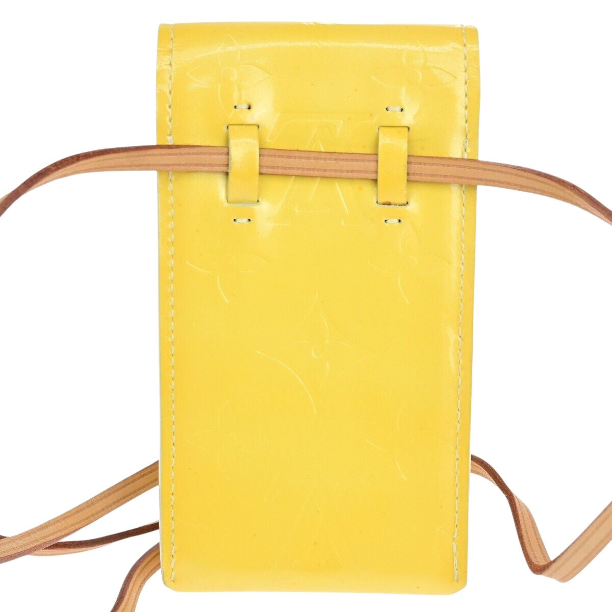 Louis Vuitton Walker Yellow Patent Leather Shoulder Bag