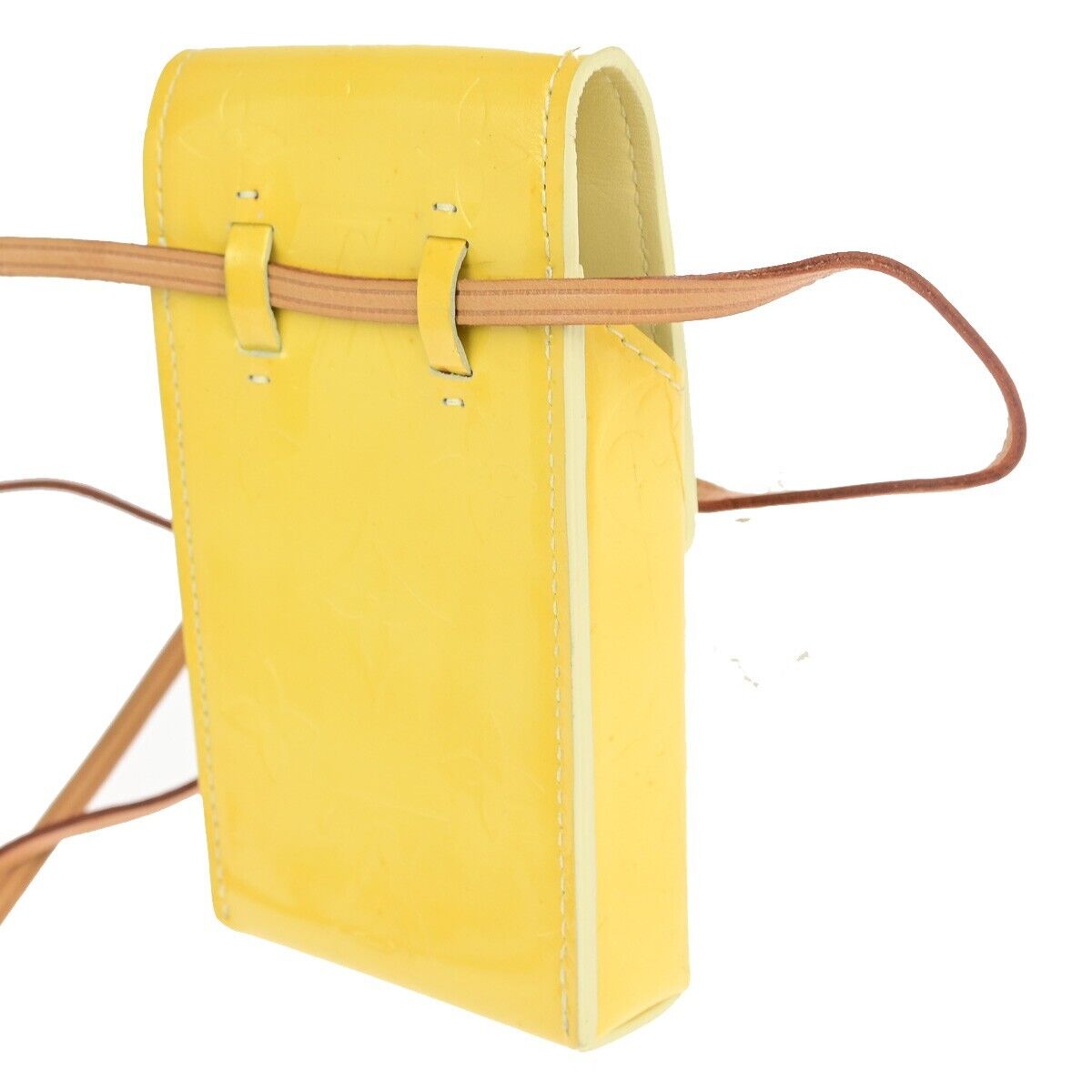 Louis Vuitton Walker Yellow Patent Leather Shoulder Bag