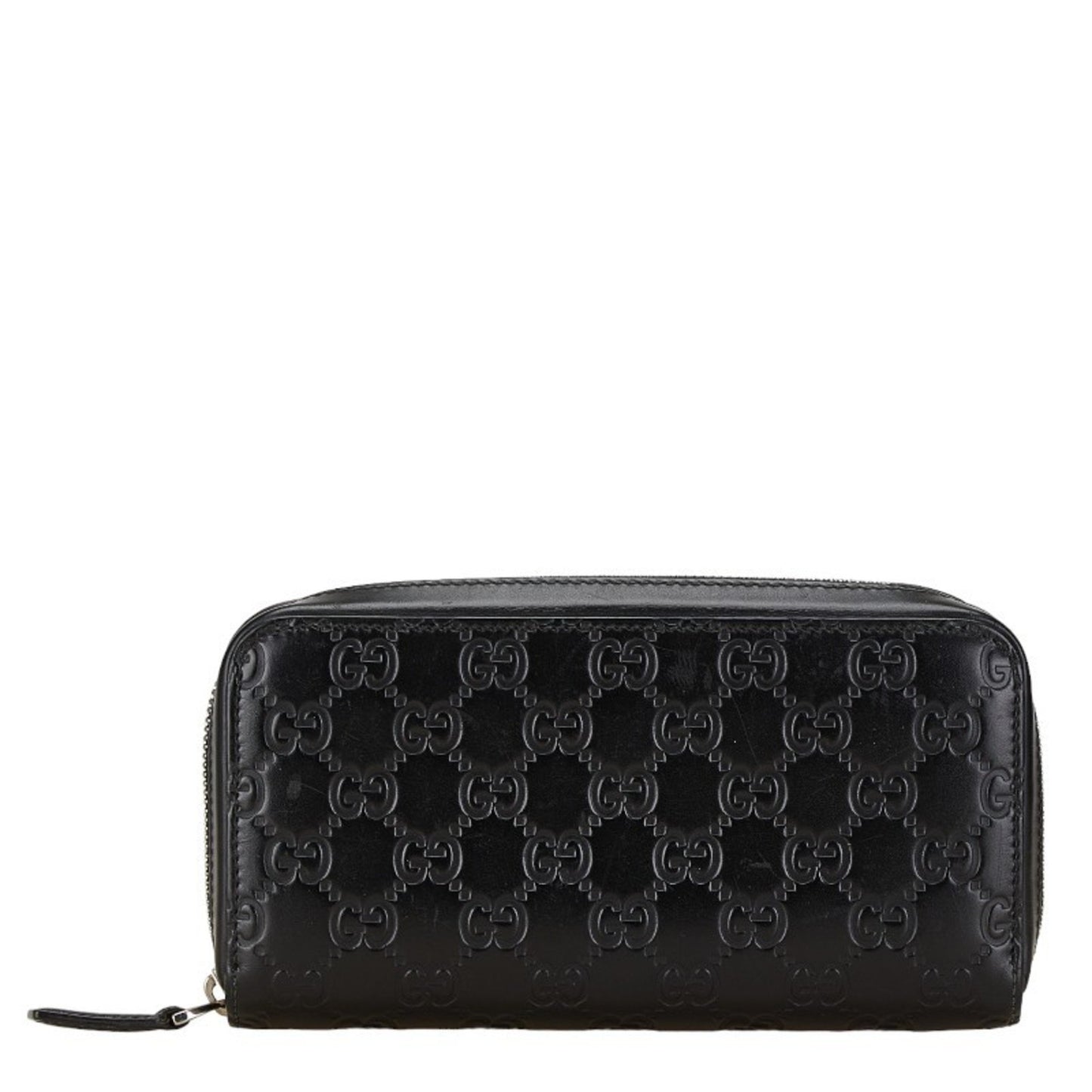 Gucci Micro guccissima Black Leather Wallet Accessories