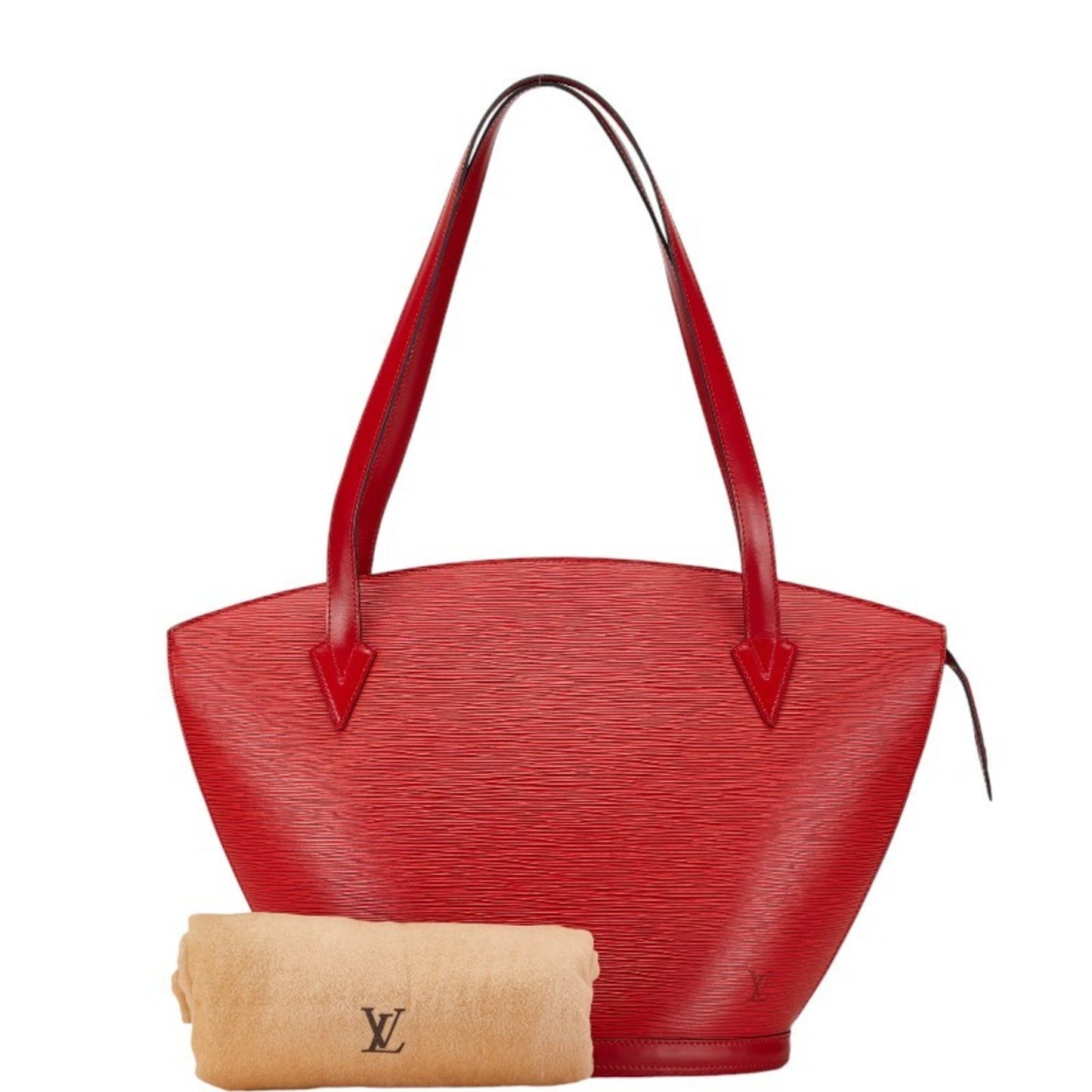 Louis Vuitton Saint Jacques Red Leather Shoulder Bag