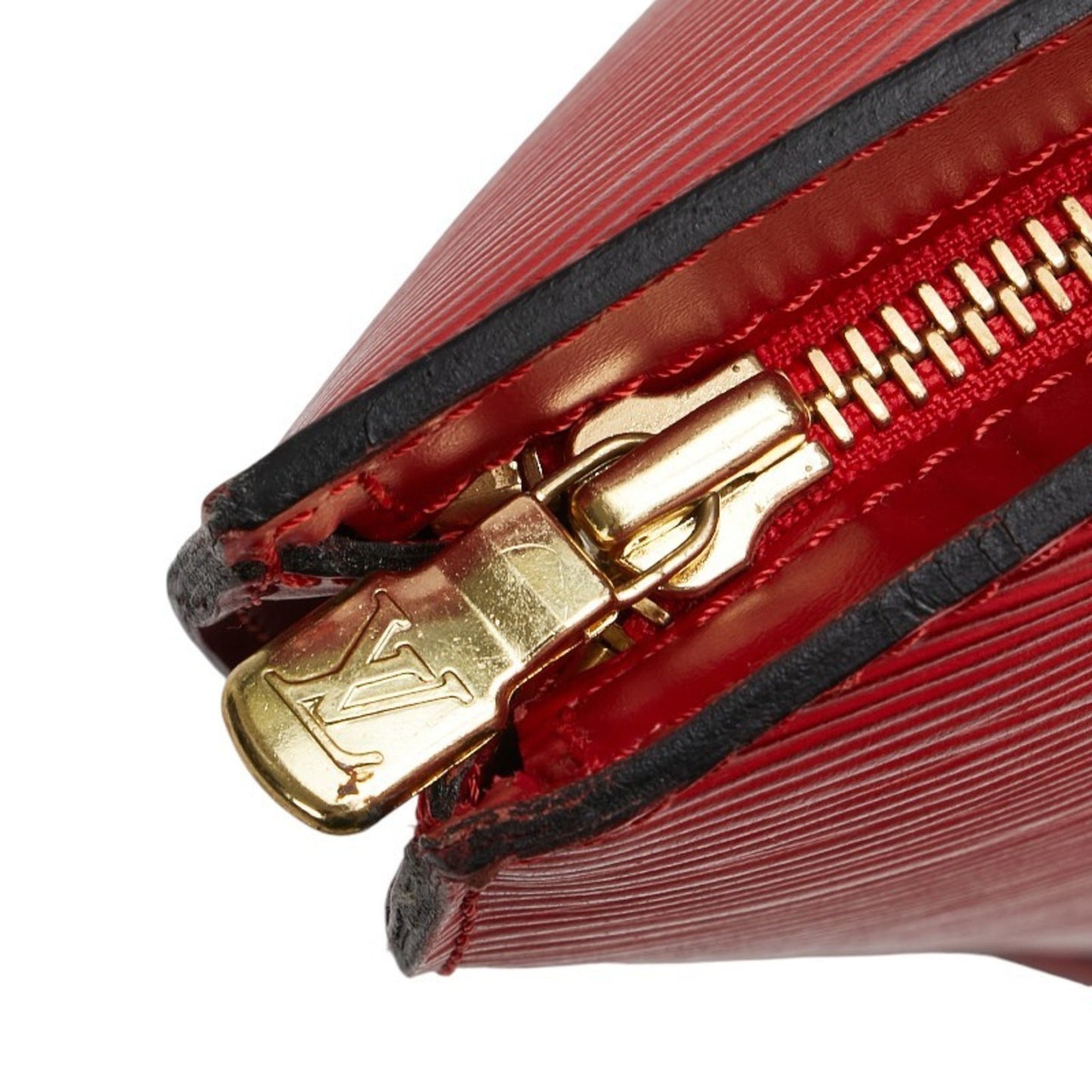 Louis Vuitton Saint Jacques Red Leather Shoulder Bag