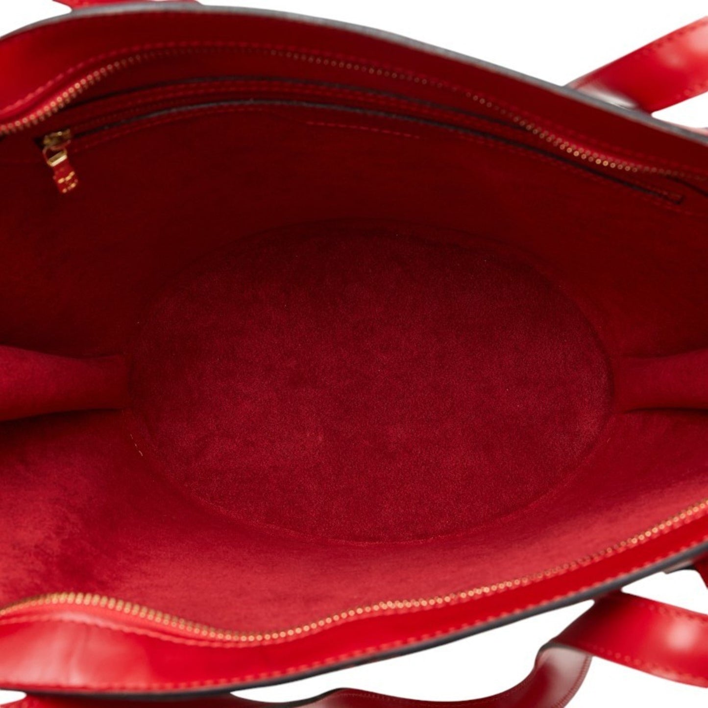 Louis Vuitton Saint Jacques Red Leather Shoulder Bag