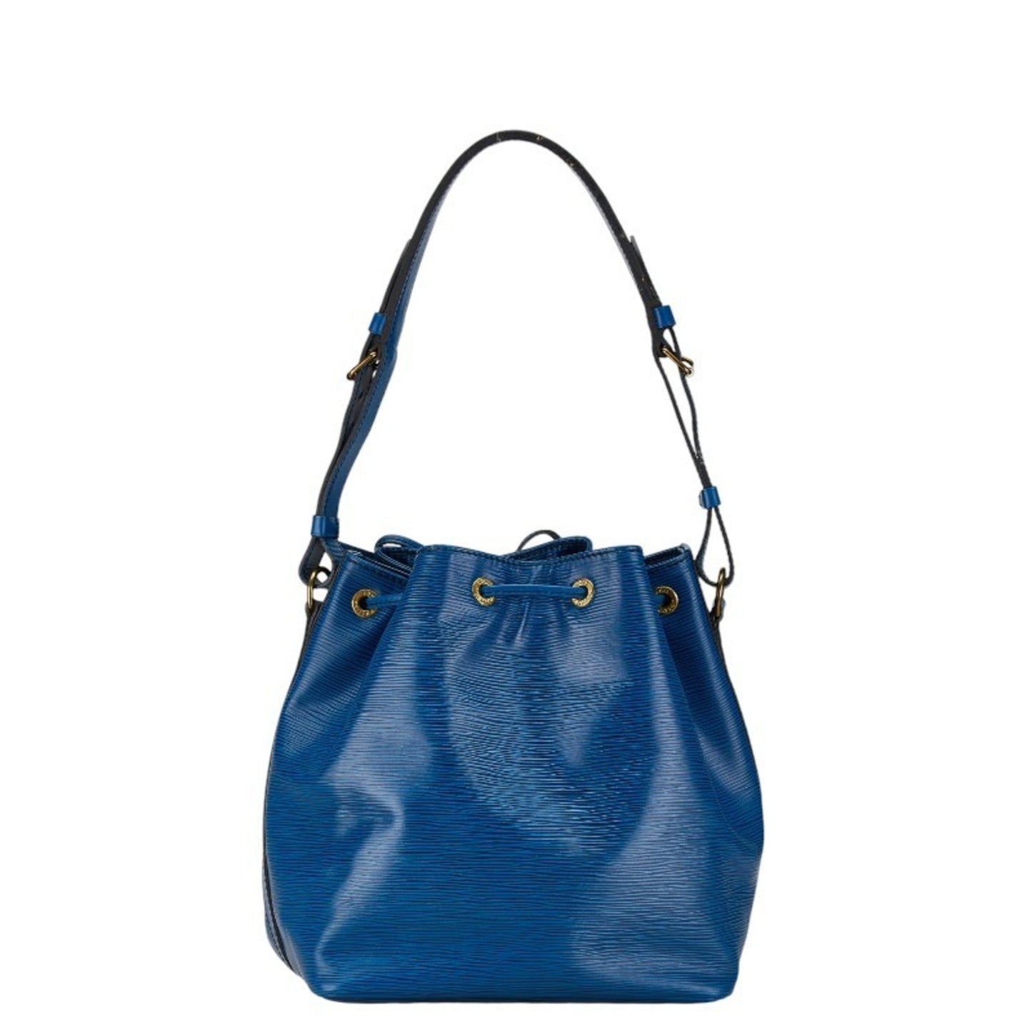 Louis Vuitton Noe Blue Leather Shoulder Bag