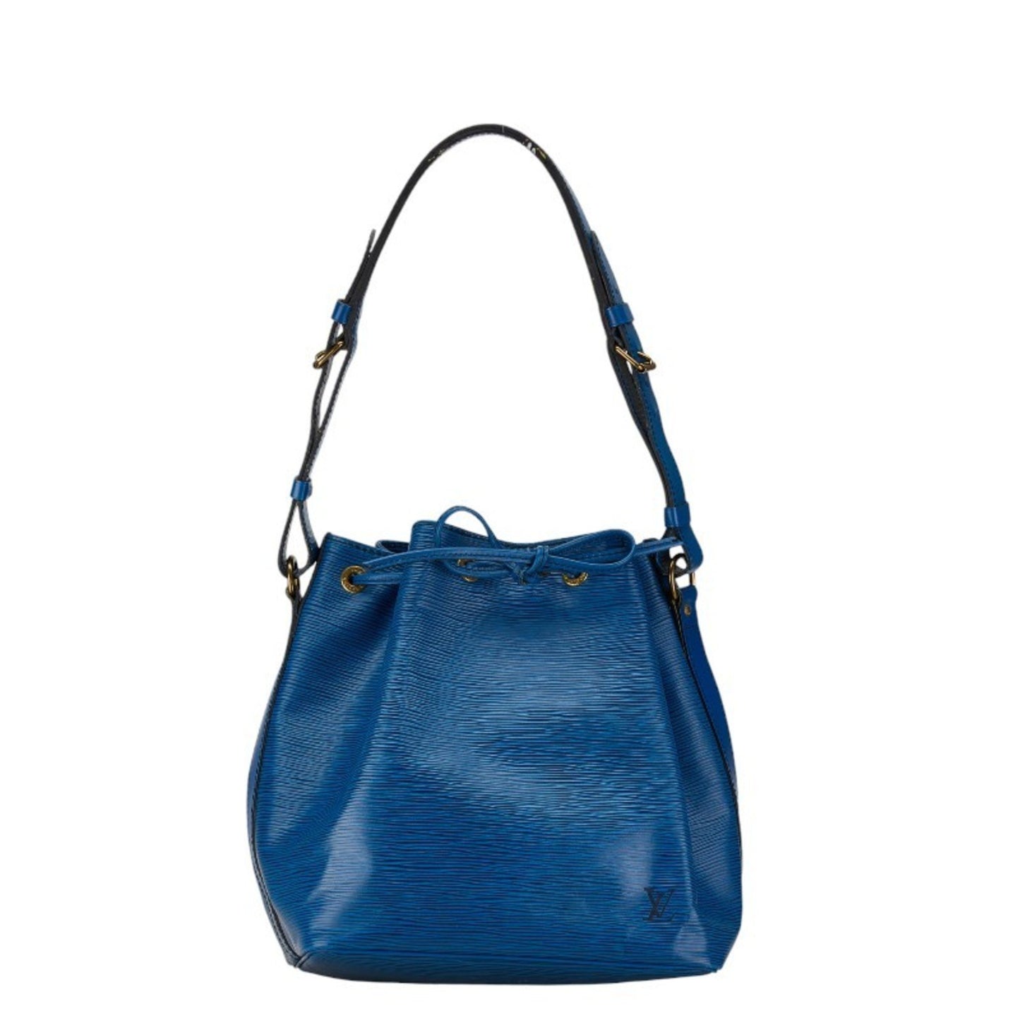 Louis Vuitton Noe Blue Leather Shoulder Bag