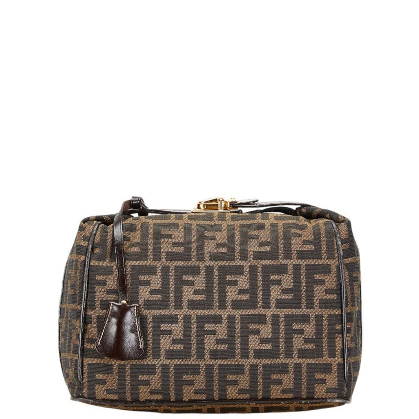 Fendi Zucca Brown Canvas Hand Bag