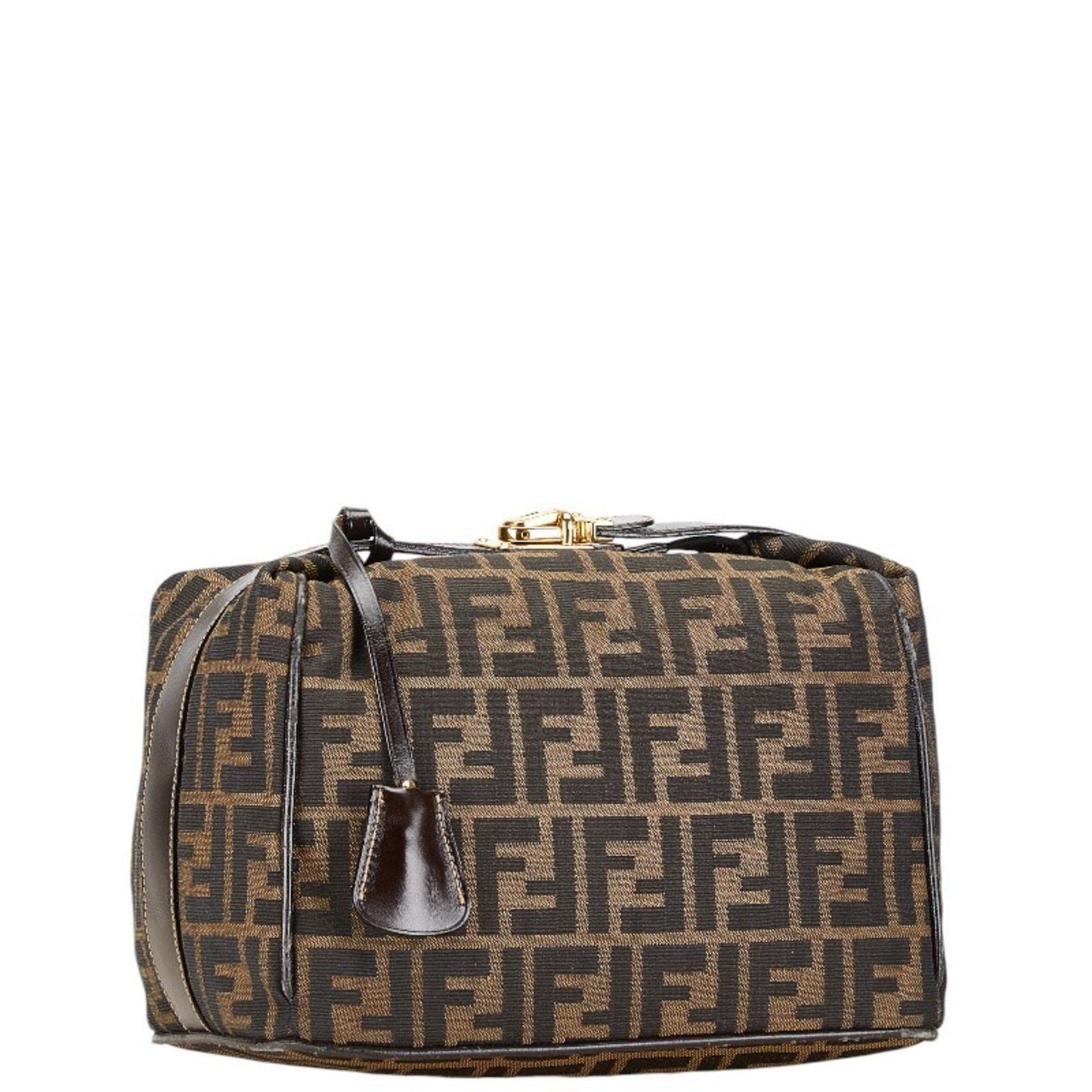 Fendi Zucca Brown Canvas Hand Bag