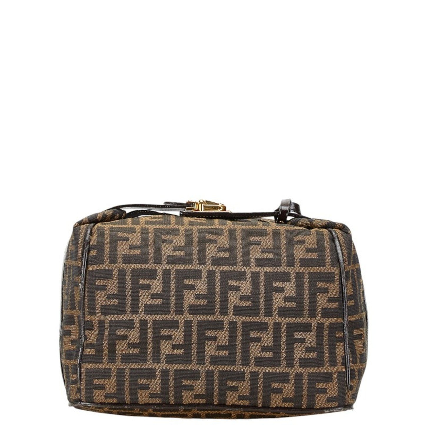 Fendi Zucca Brown Canvas Hand Bag