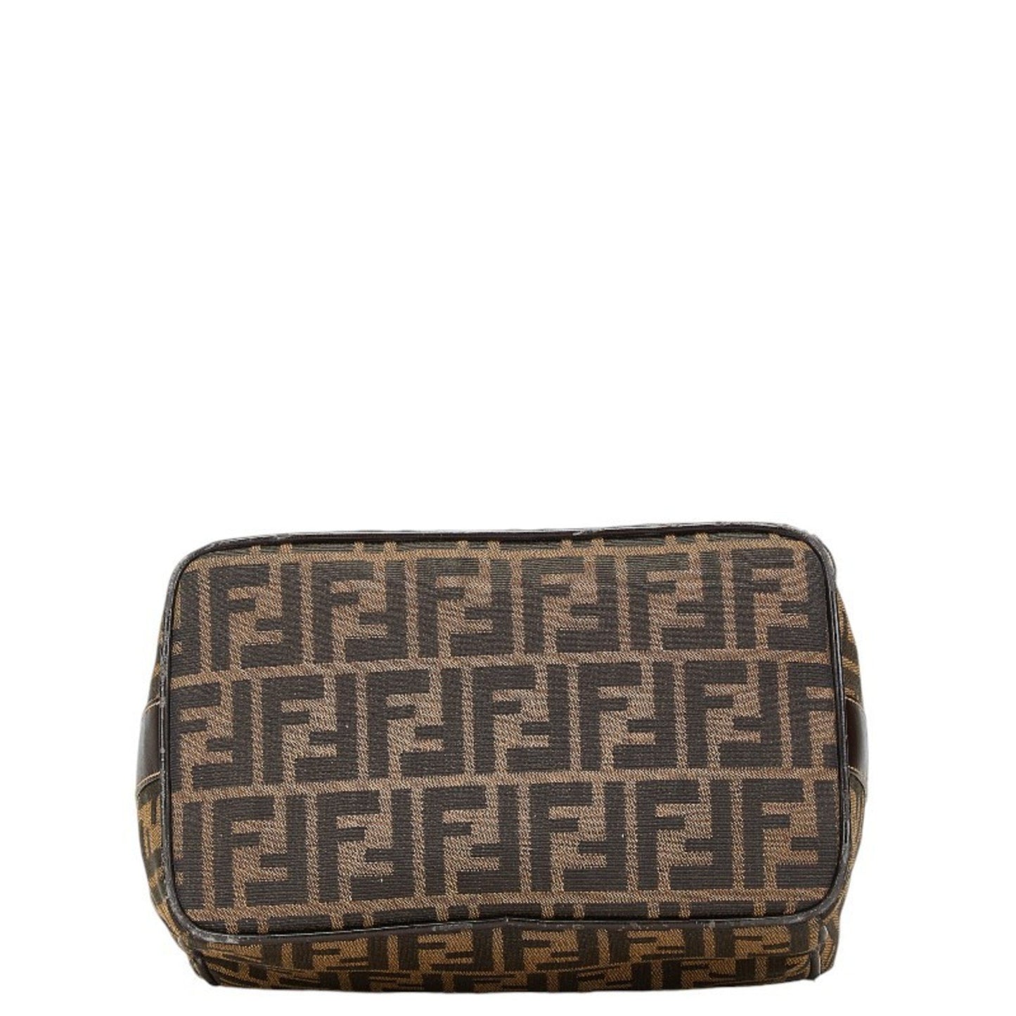 Fendi Zucca Brown Canvas Hand Bag