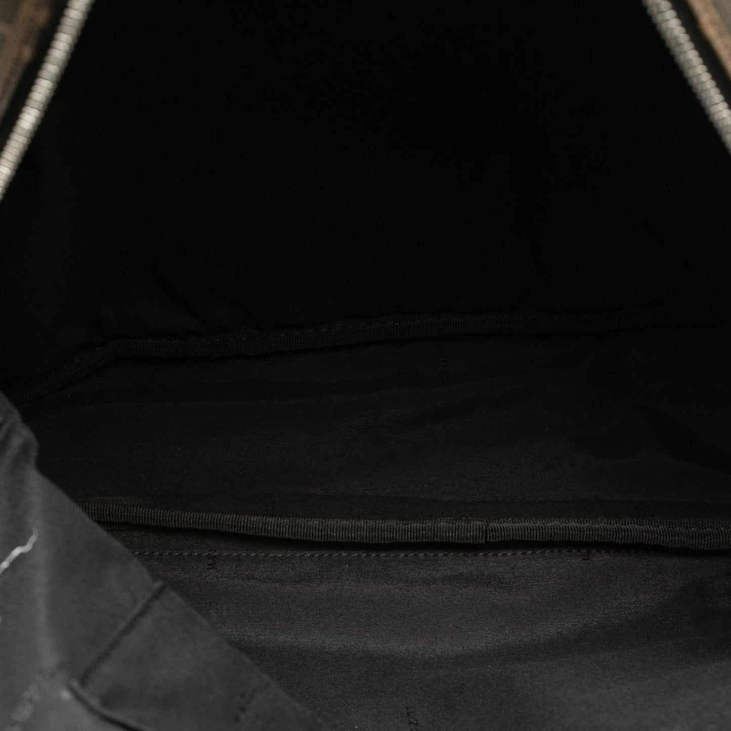 Fendi Zucca Black Canvas Backpack Bag