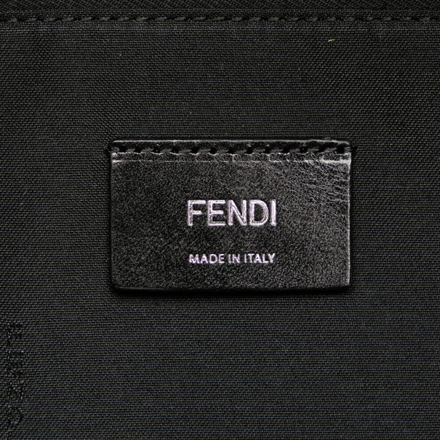 Fendi Zucca Black Canvas Backpack Bag