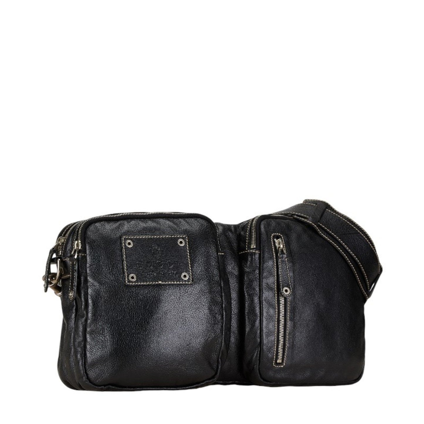 Gucci -- Black Leather Shoulder Bag