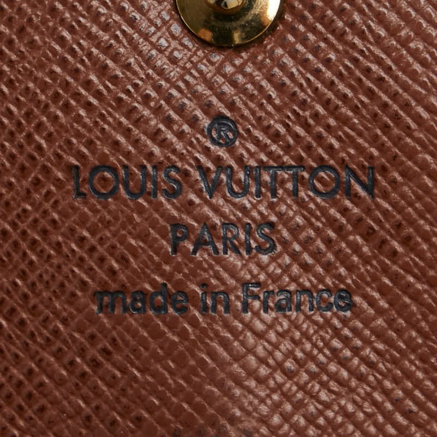 Louis Vuitton Sarah Brown Canvas Wallet Accessories