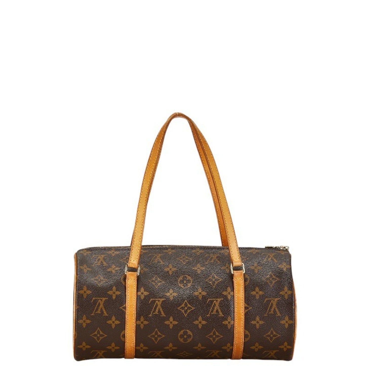 Louis Vuitton Papillon 30 Brown Leather Shoulder Bag