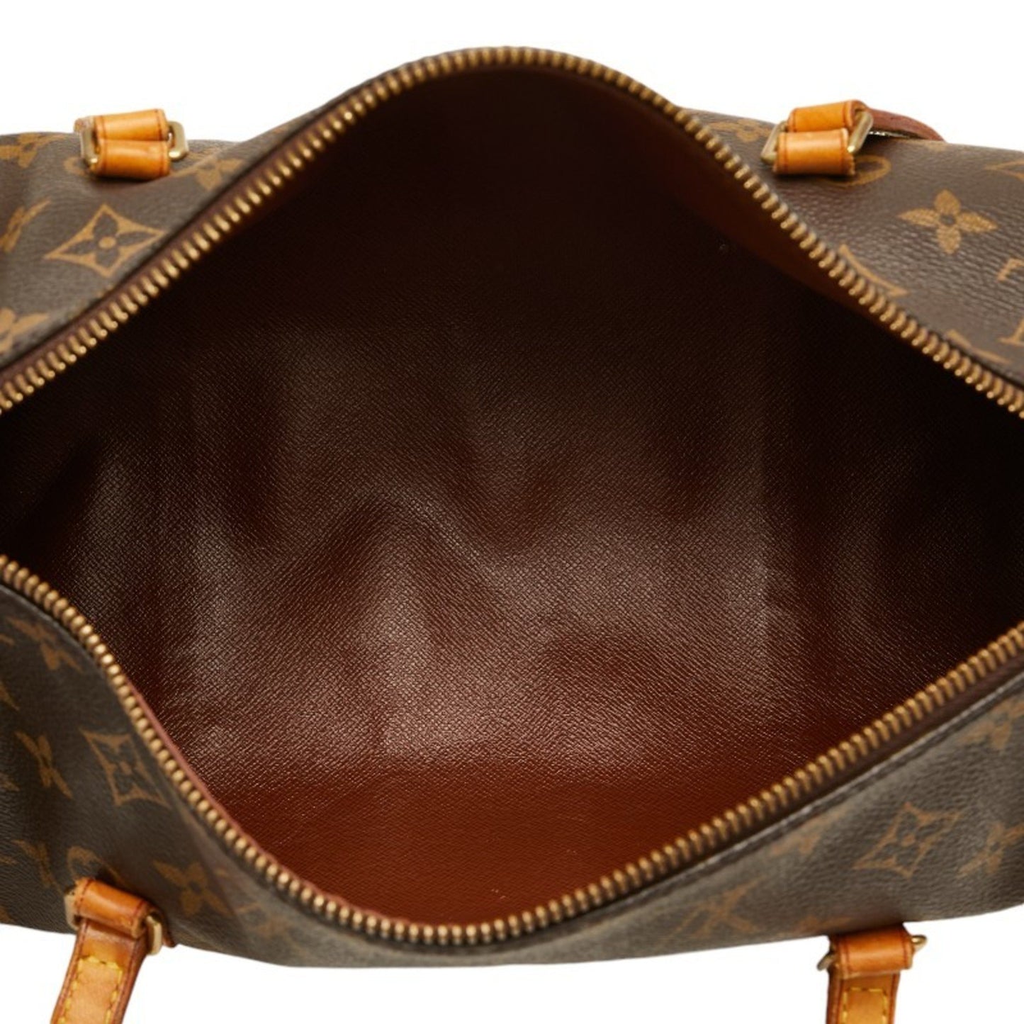 Louis Vuitton Papillon 30 Brown Leather Shoulder Bag