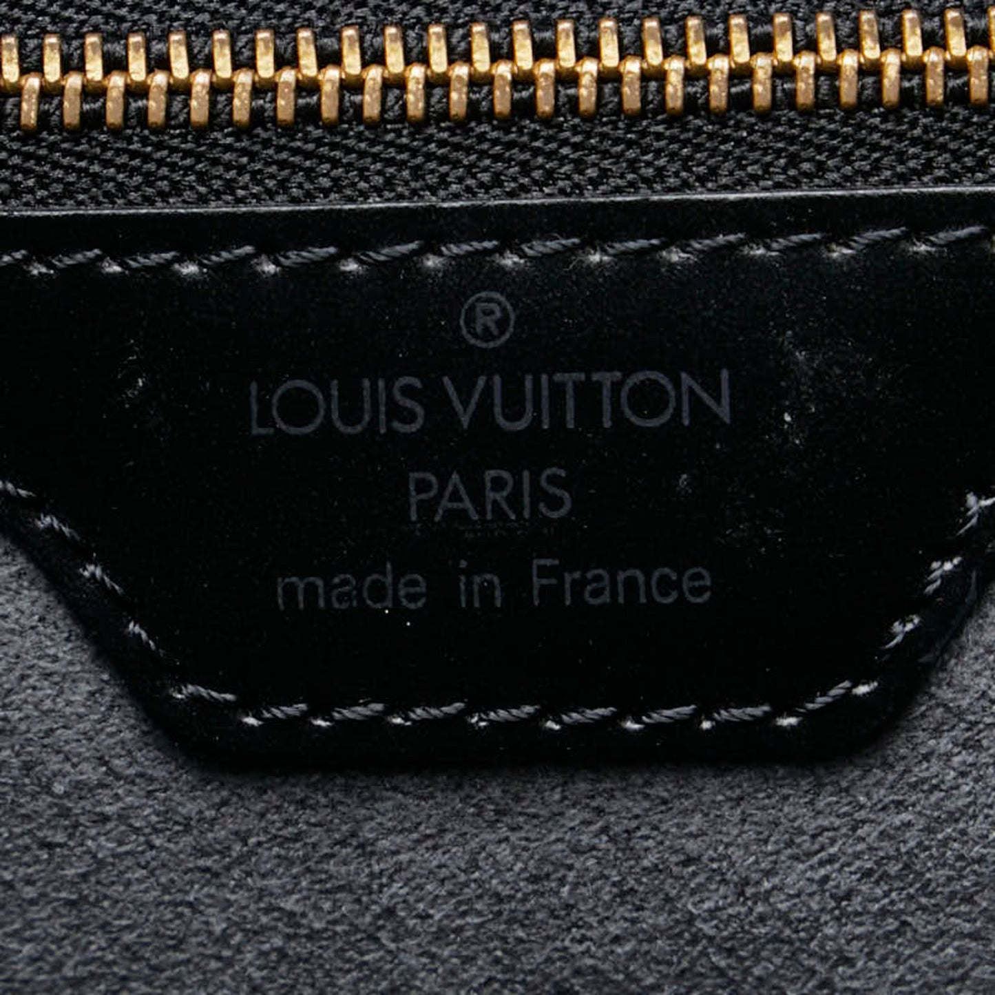 Louis Vuitton Lussac Black Leather Shoulder Bag