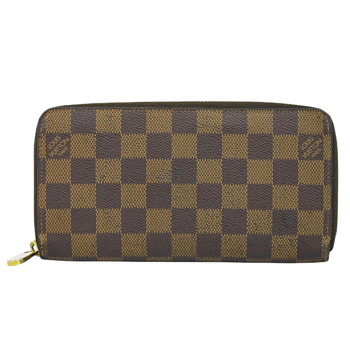 Louis Vuitton Zippy Brown Canvas Wallet Accessories