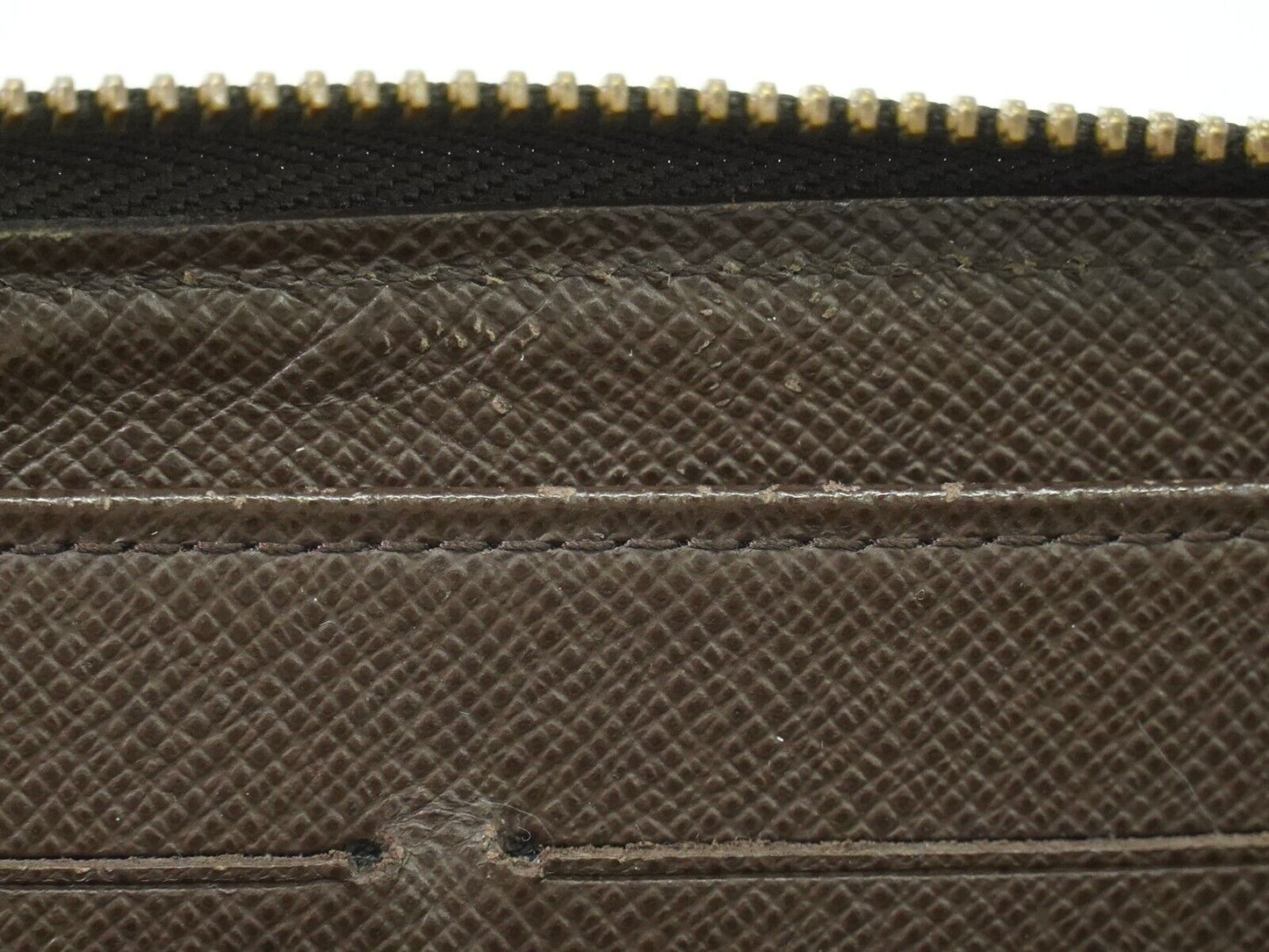 Louis Vuitton Zippy Brown Canvas Wallet Accessories