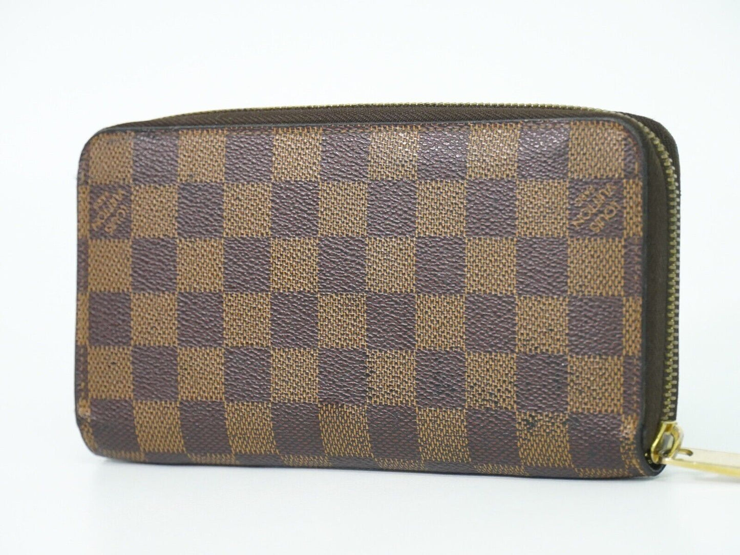 Louis Vuitton Zippy Brown Canvas Wallet Accessories