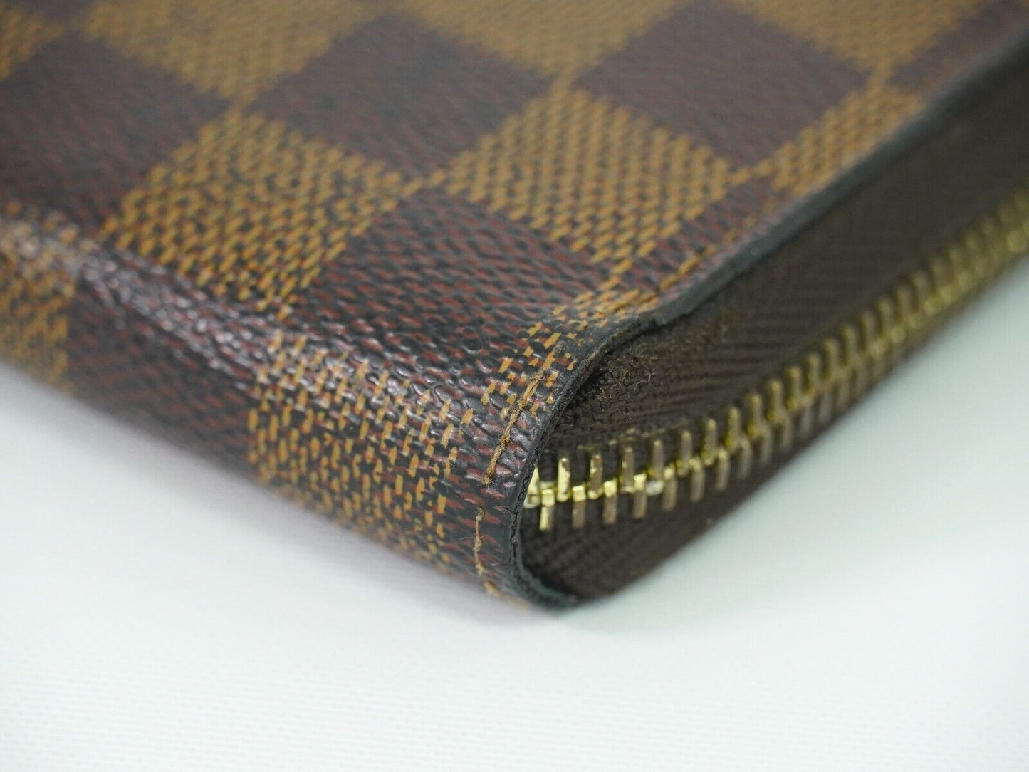 Louis Vuitton Zippy Brown Canvas Wallet Accessories