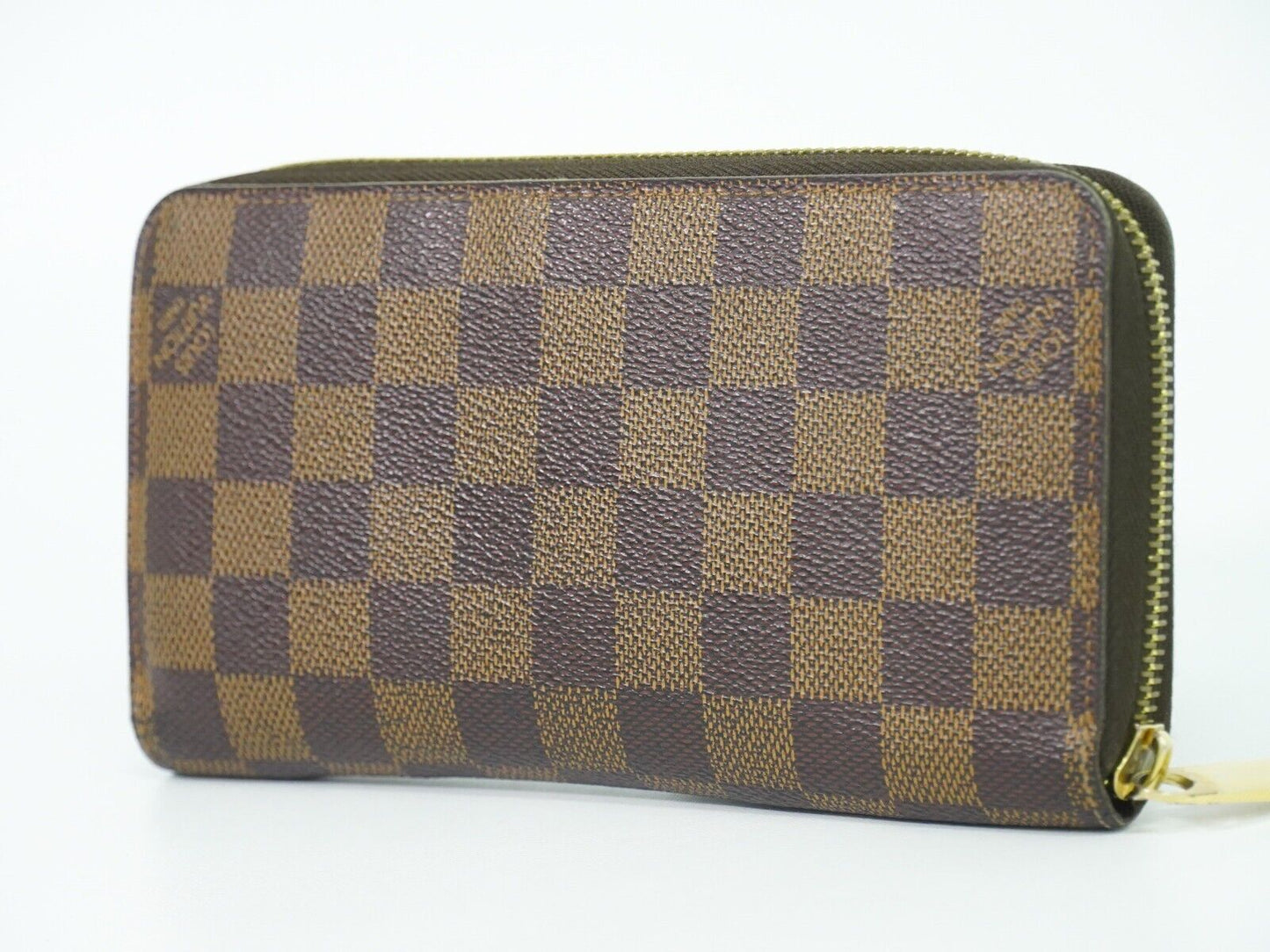 Louis Vuitton Zippy Brown Canvas Wallet Accessories