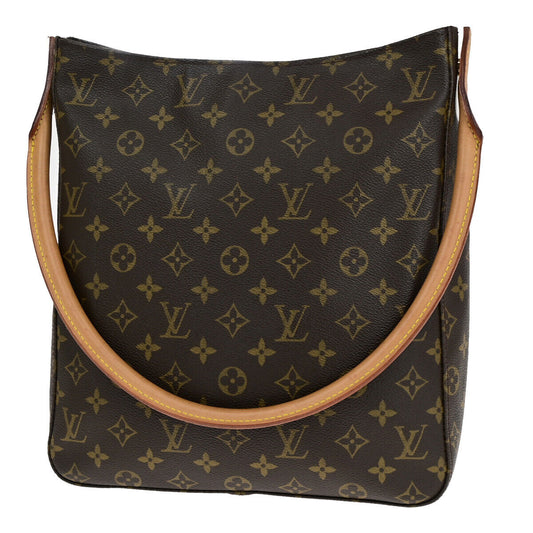 Louis Vuitton Looping GM Brown Canvas Shoulder Bag