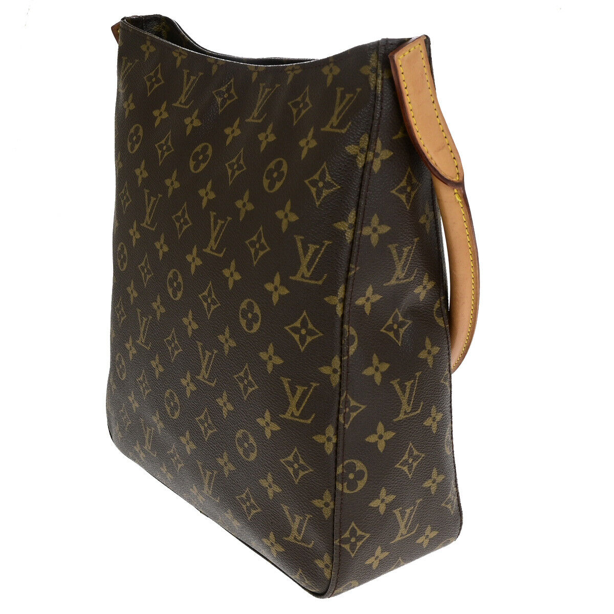 Louis Vuitton Looping GM Brown Canvas Shoulder Bag