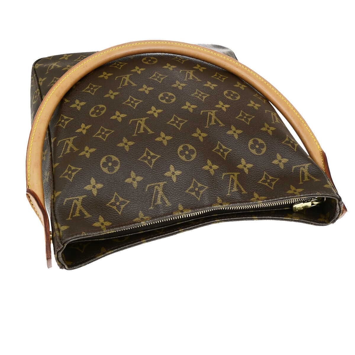 Louis Vuitton Looping GM Brown Canvas Shoulder Bag