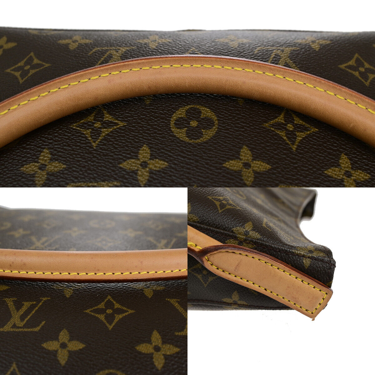 Louis Vuitton Looping GM Brown Canvas Shoulder Bag